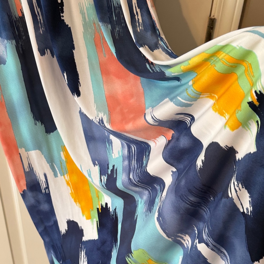 Colorful Abstract Maxi Dress - Picture 2 of 2